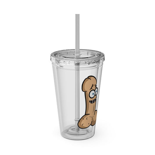 Sunsplash Tumbler with Straw, 16oz